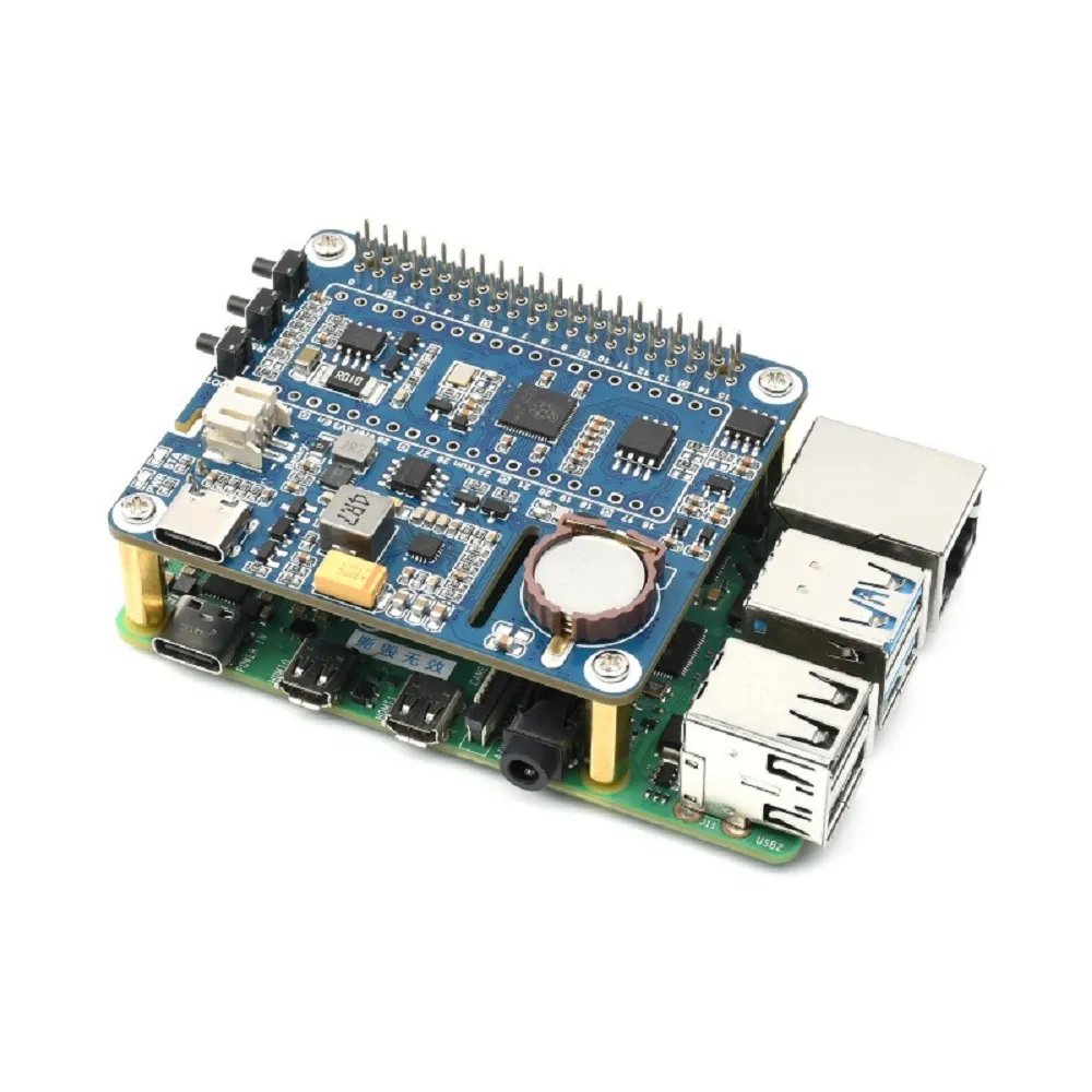 Waveshare RP2040 Power Management HAT for Raspberry Pi - Image 2