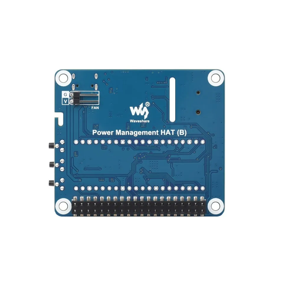 Waveshare RP2040 Power Management HAT for Raspberry Pi - Image 3