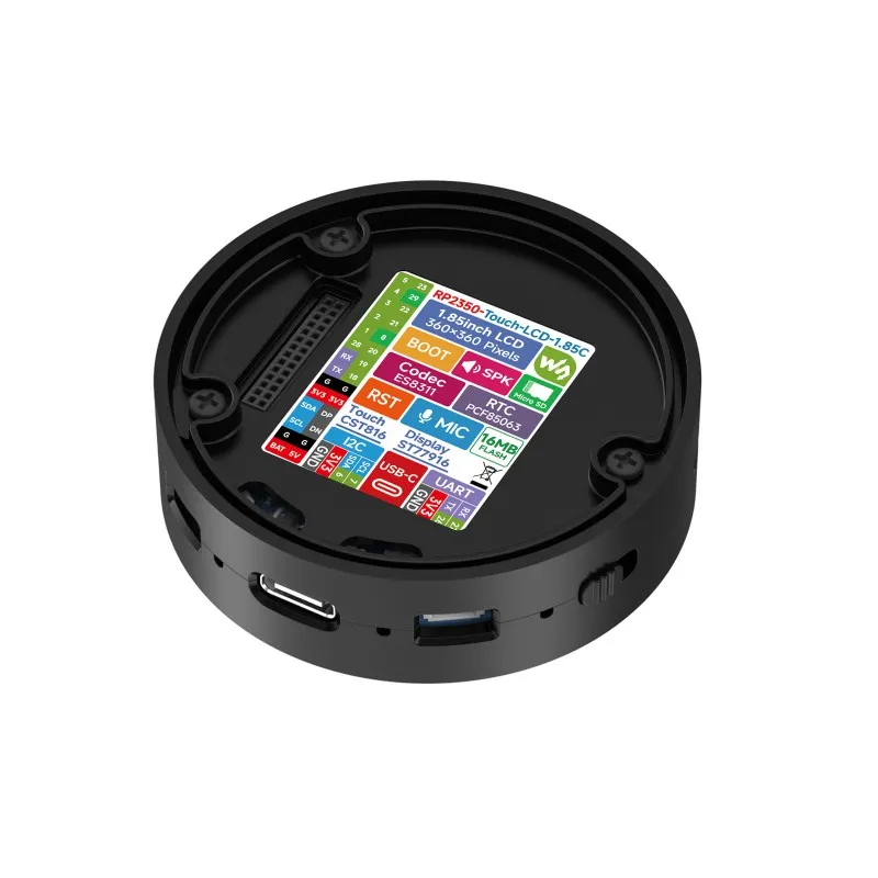 Waveshare RP2350 1.85inch 360x360 Round LCD Dev Board - Image 3