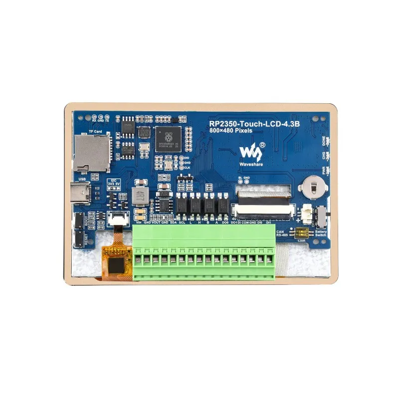 Waveshare RP2350 4.3inch Capacitive Touch Display Dev Board - Image 4