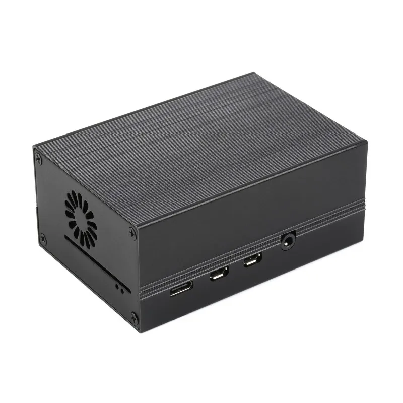 Waveshare Raspberry Pi 4 Aluminum Cooling Case w/ Active Radiator - Image 3
