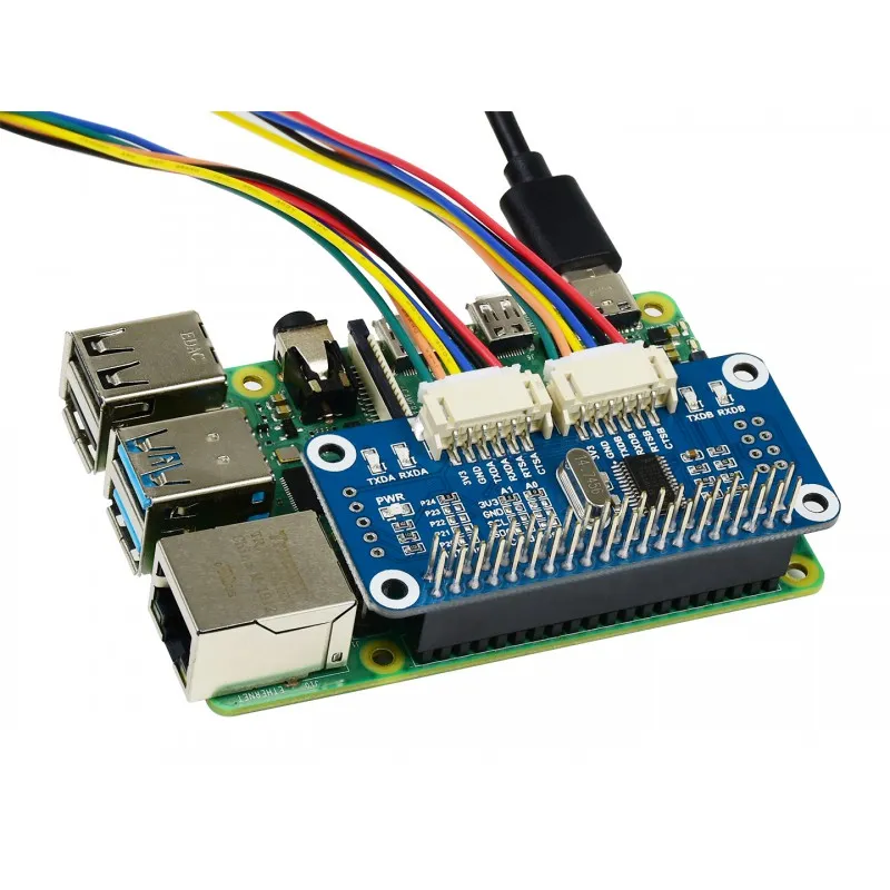 Waveshare Serial Expansion HAT for Raspberry Pi - Image 4