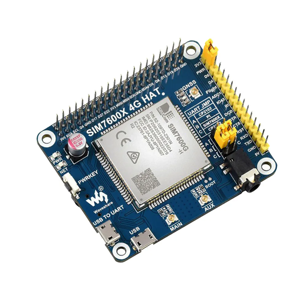 Waveshare SIM7600G-H 4G HAT for Raspberry Pi