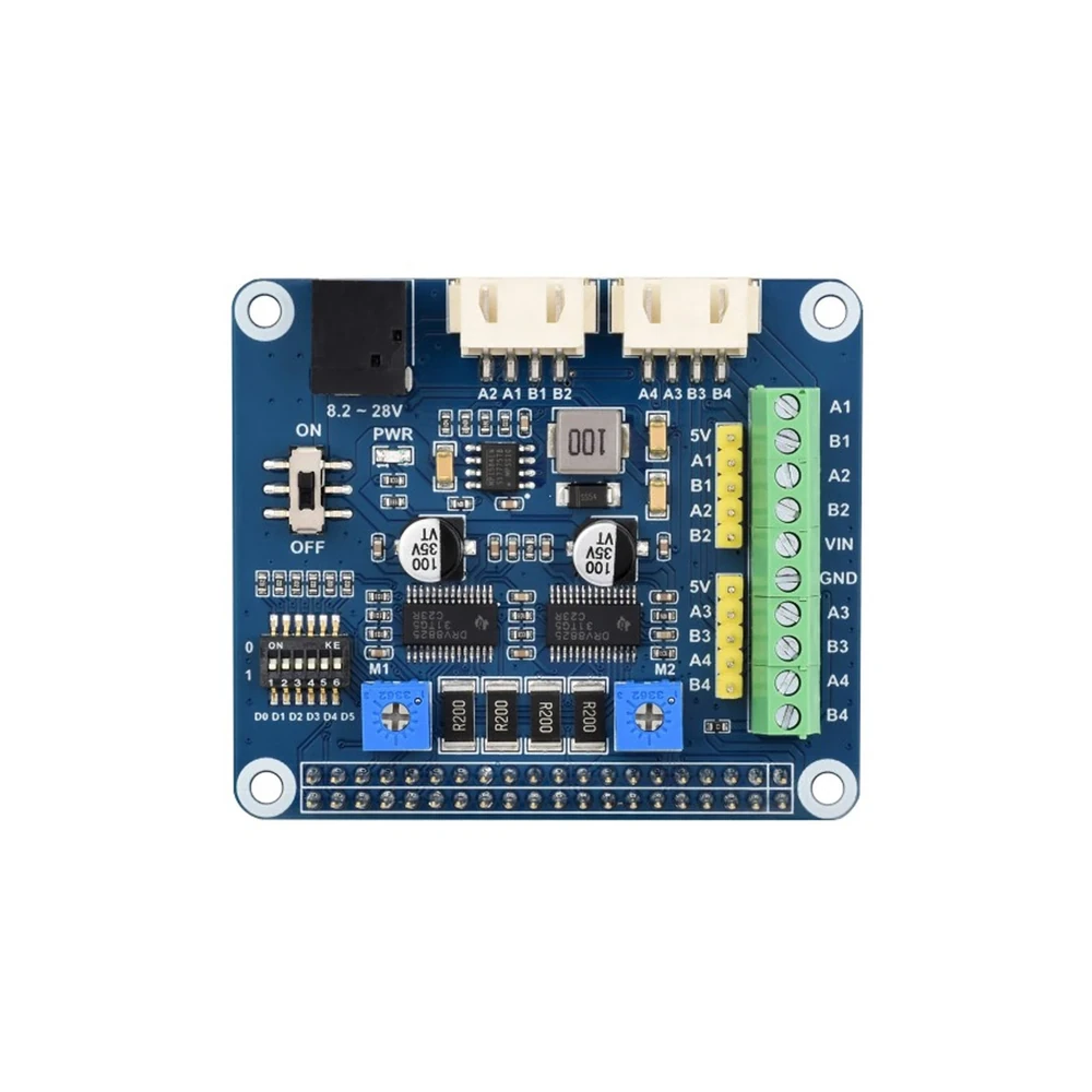 Waveshare Stepper Motor HAT for Raspberry Pi, Dual DRV8825 - Image 2