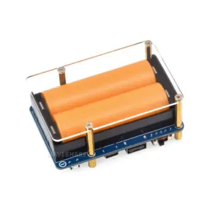 Waveshare UPS HAT (D) for Raspberry Pi, 21700 Li Battery, 5V Pogo Pins
