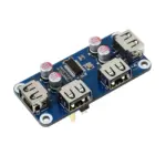 Waveshare USB HUB HAT (B) for Raspberry Pi 4-Port USB 2.0