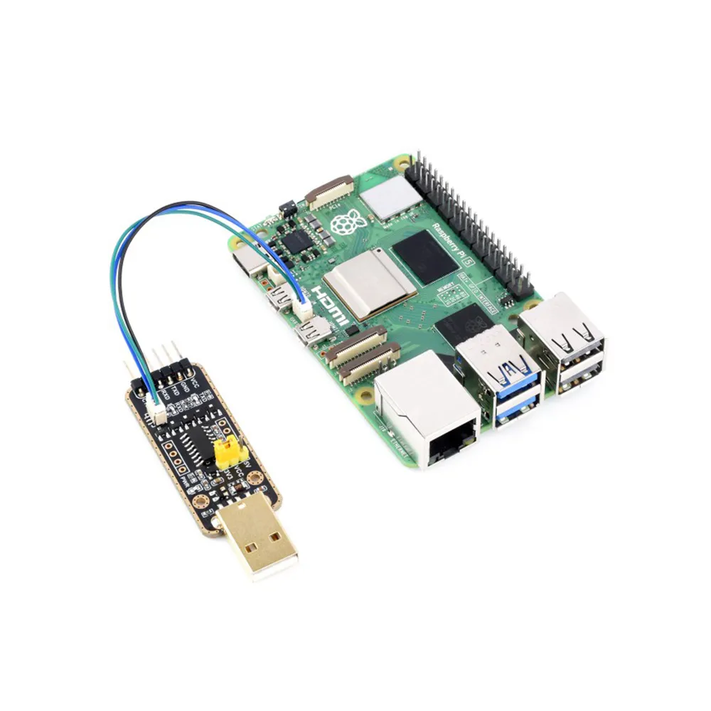 Waveshare USB to UART Debugger Module for Raspberry Pi 5 - Image 3