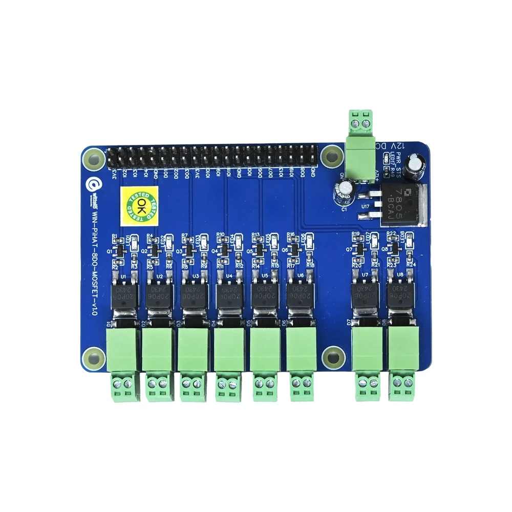 Wittelb PIHAT 8-Channel MOSFET Digital Output HAT - Image 2