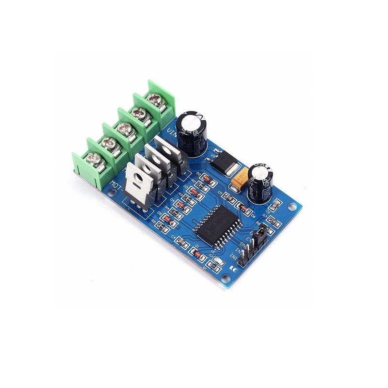 170W H-Bridge DC Motor Driver Module, NMOS Brake, 5-30V - Image 3