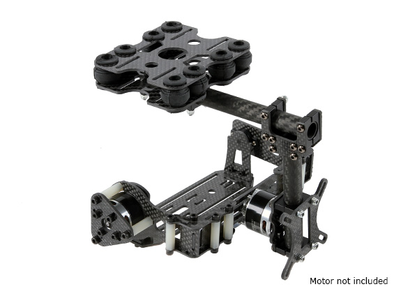 2-Axis Brushless Carbon Fiber Gimbal Kit for Card Cameras - Image 3