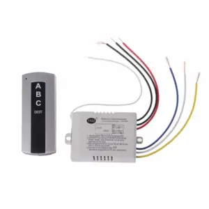3 Channel RF Wireless Smart Switch w/ 433MHz Remote Control