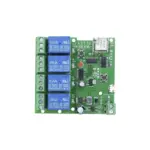 4-Channel WiFi RF Relay Switch Module DC5-32V w/ 433MHz Remote