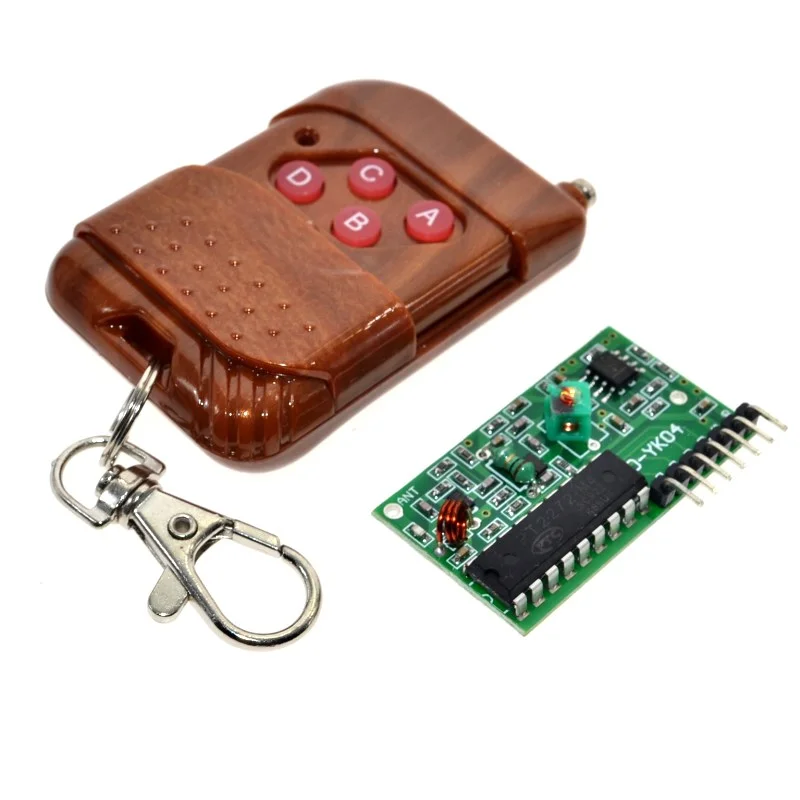 4-Channel Wireless RF Remote Control Transceiver Module (315MHz, Non-Locking) - Image 4
