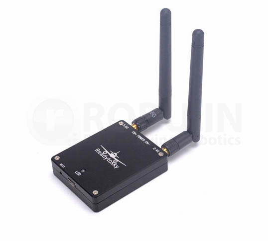 5.8G and 2.4G 151CH OTG WiFi Dual FPV AV Receiver for IOS & Android Smart Phones - Black - Image 2
