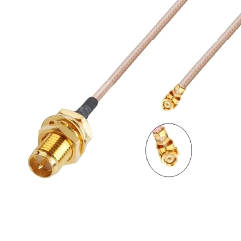 5cm RG178 IPEX 1 to RP-SMA Female RF Pigtail Cable - Image 2