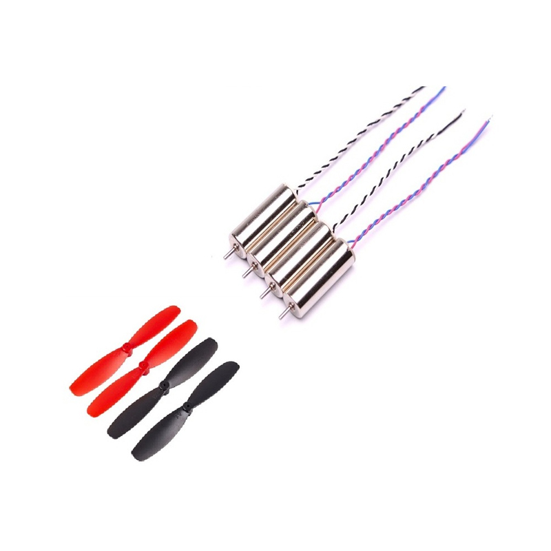 720 Coreless Motor & 55mm Blade Propeller Combo - 2CW+2CCW Motors + 2 Propellers