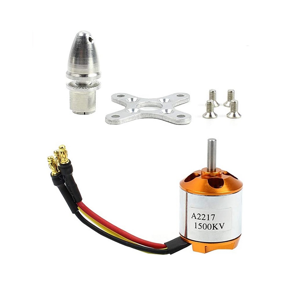 A2217 1500KV Brushless Out-Runner Motor with Welded Banana Connector (Male) - Image 2