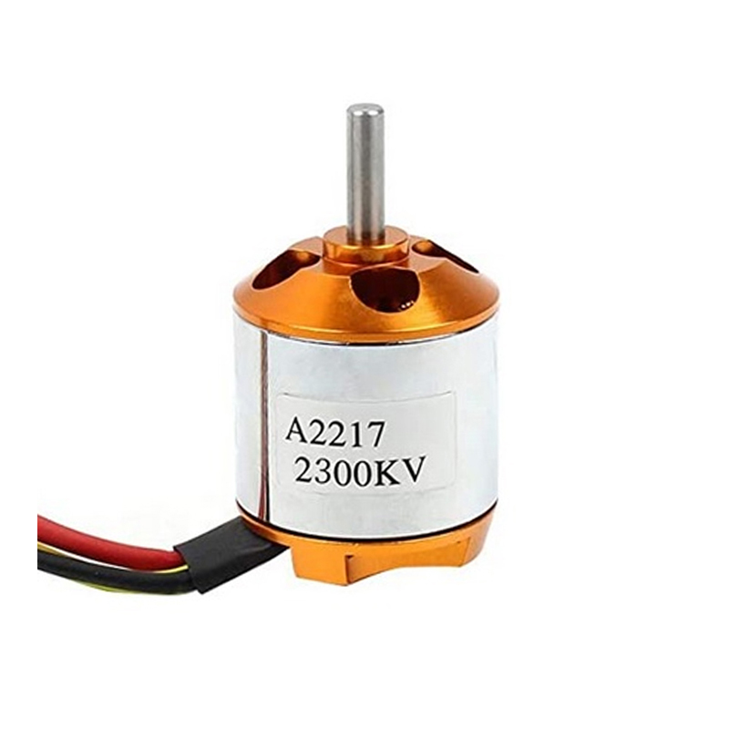 A2217 2300KV Brushless Out-runner Motor with Welded Banana Connector (Male)