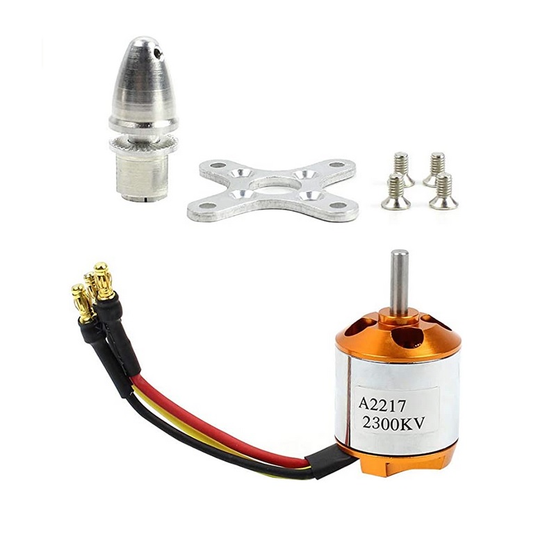 A2217 2300KV Brushless Out-runner Motor with Welded Banana Connector (Male) - Image 3
