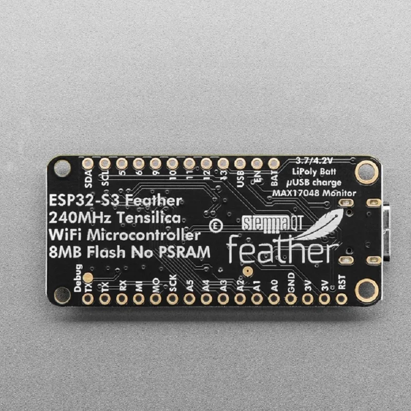 Adafruit ESP32-S3 Feather 8MB Dev Board w/ w.FL Antenna - Image 6