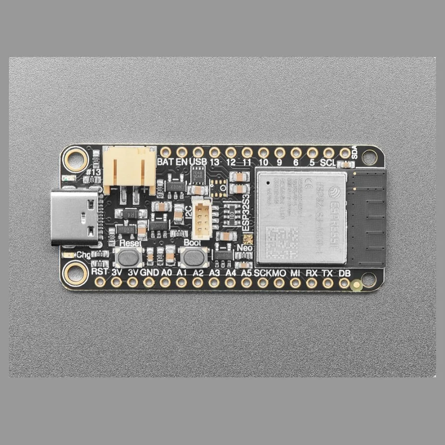 Adafruit ESP32-S3 Feather Dev Board w/ STEMMA QT - 8MB Flash - Image 3