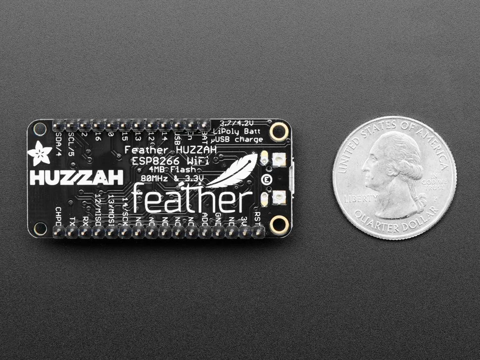 Adafruit Feather HUZZAH ESP8266 WiFi Development Board - Image 5