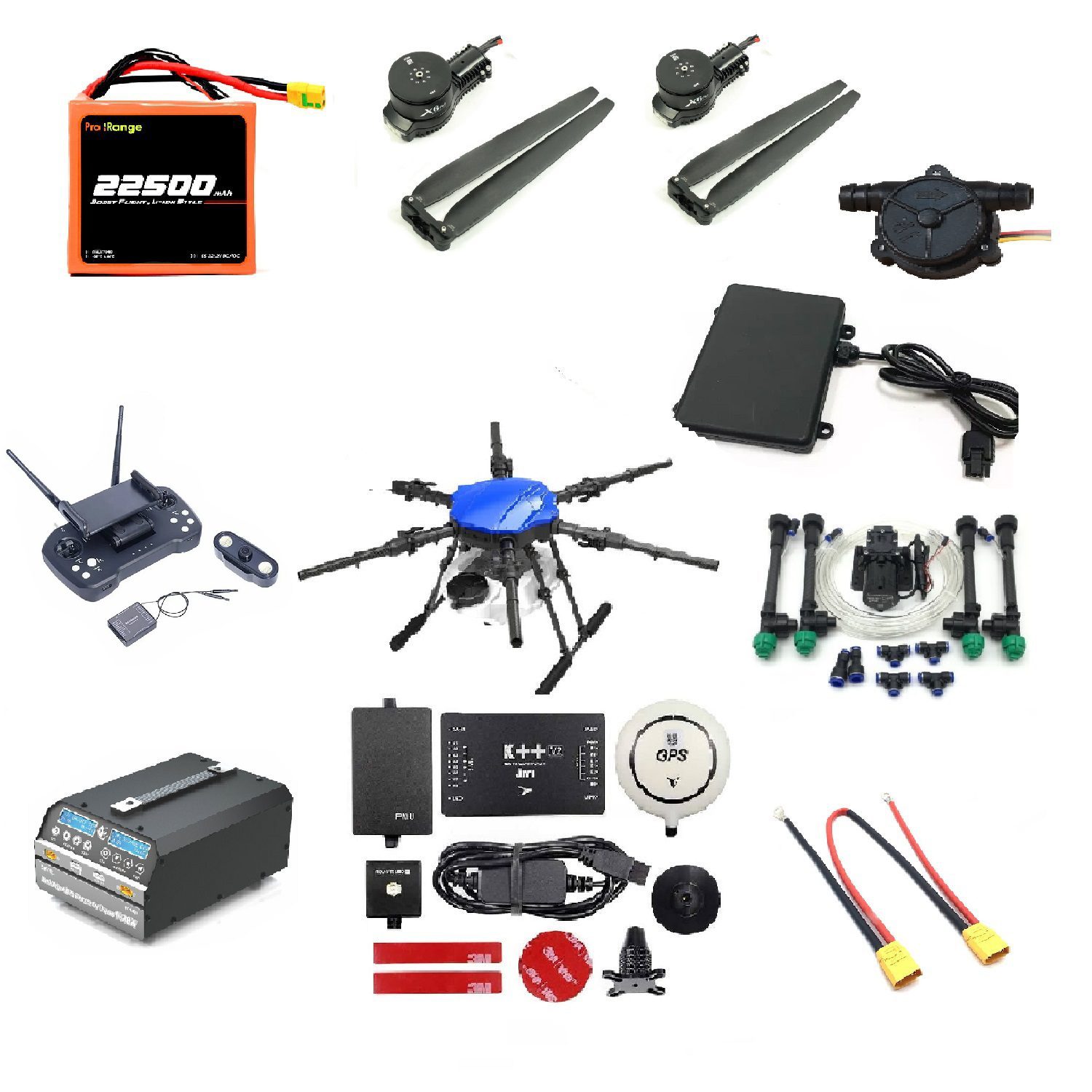 Agriculture Hexacopter Drone 10L Jiyi K++ V2 FC Kit - Image 6