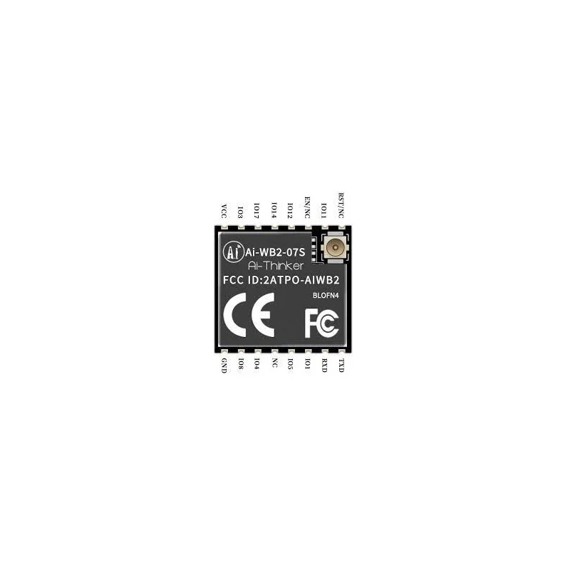 AI-Thinker Ai-WB2-07S Wi-Fi & BLE 5.0 Module w/ IPEX Connector - Image 2