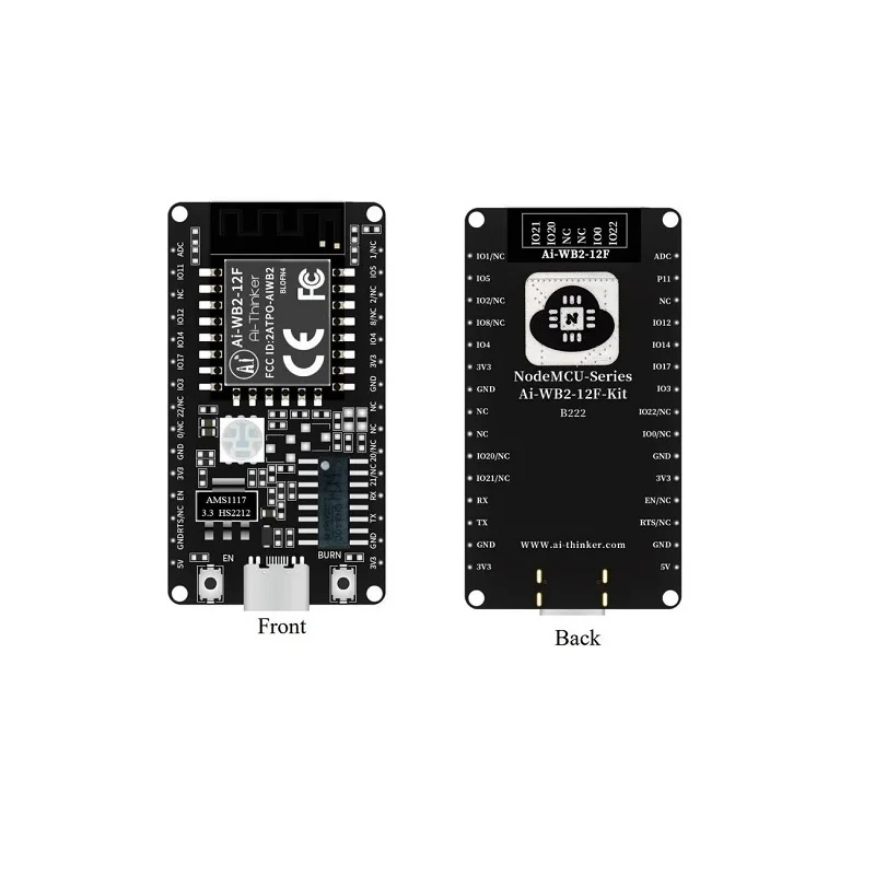 AI-Thinker Ai-WB2-12F Kit BL602 Wi-Fi & BLE 5.0 Dev Board - Image 3