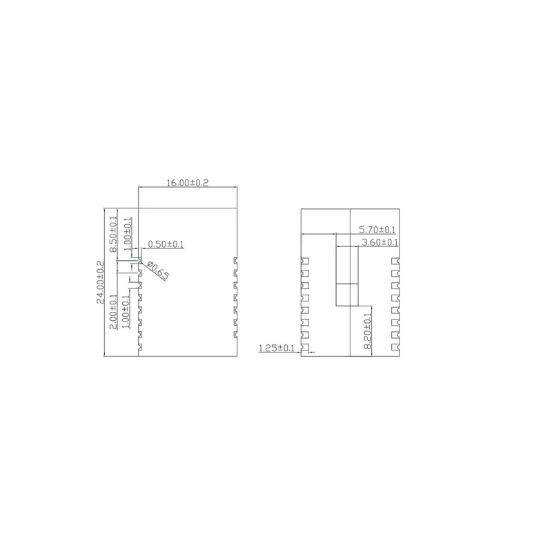 AI-Thinker Ai-WB2-12S Wi-Fi & BLE 5.0 Module - Image 3