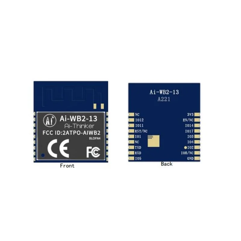 AI-Thinker Ai-WB2-13 Wi-Fi & BLE 5.0 Module w/ BL602 SoC - Image 2