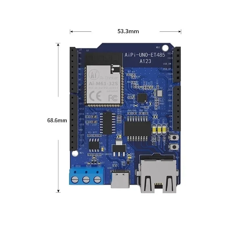AI-Thinker AiPi-UNO-ET485 Arduino Dev Board w/ Ai-M61-32S - Image 4