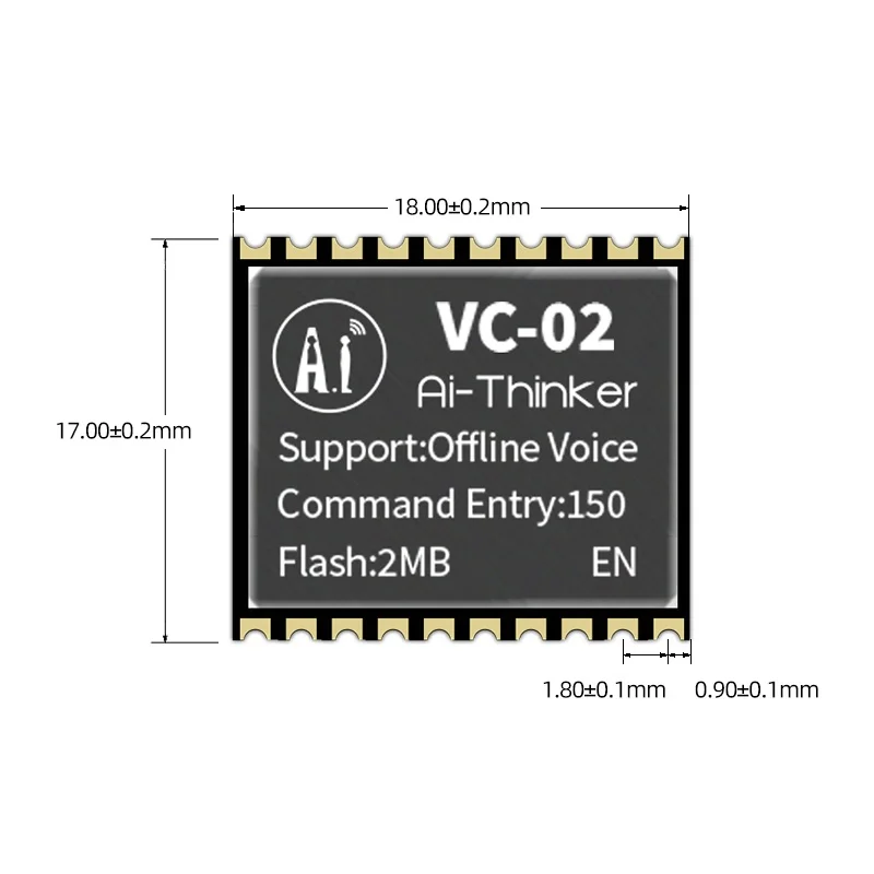 AI-Thinker VC-02 Offline Speech Recognition Module - Image 3