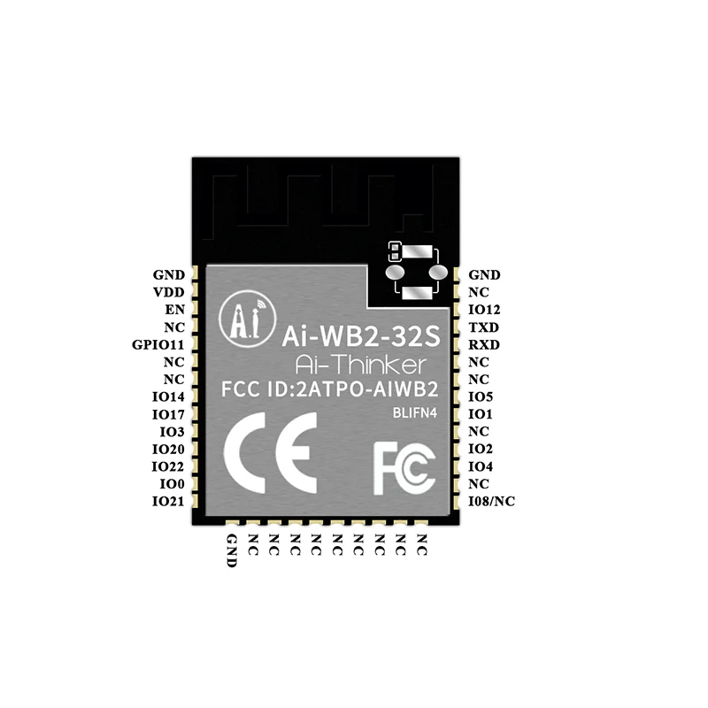 Ai-WB2-32S Wi-Fi & BLE 5.0 Module - Image 3