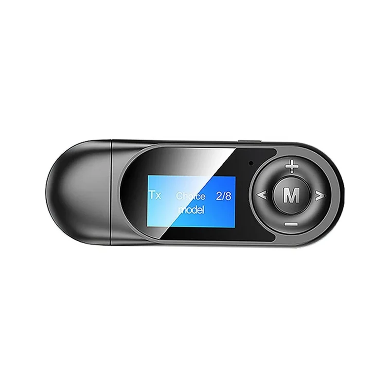 amiciSmart Bluetooth 5.0 Transmitter & Receiver Dongle w/ LCD Display - Image 2