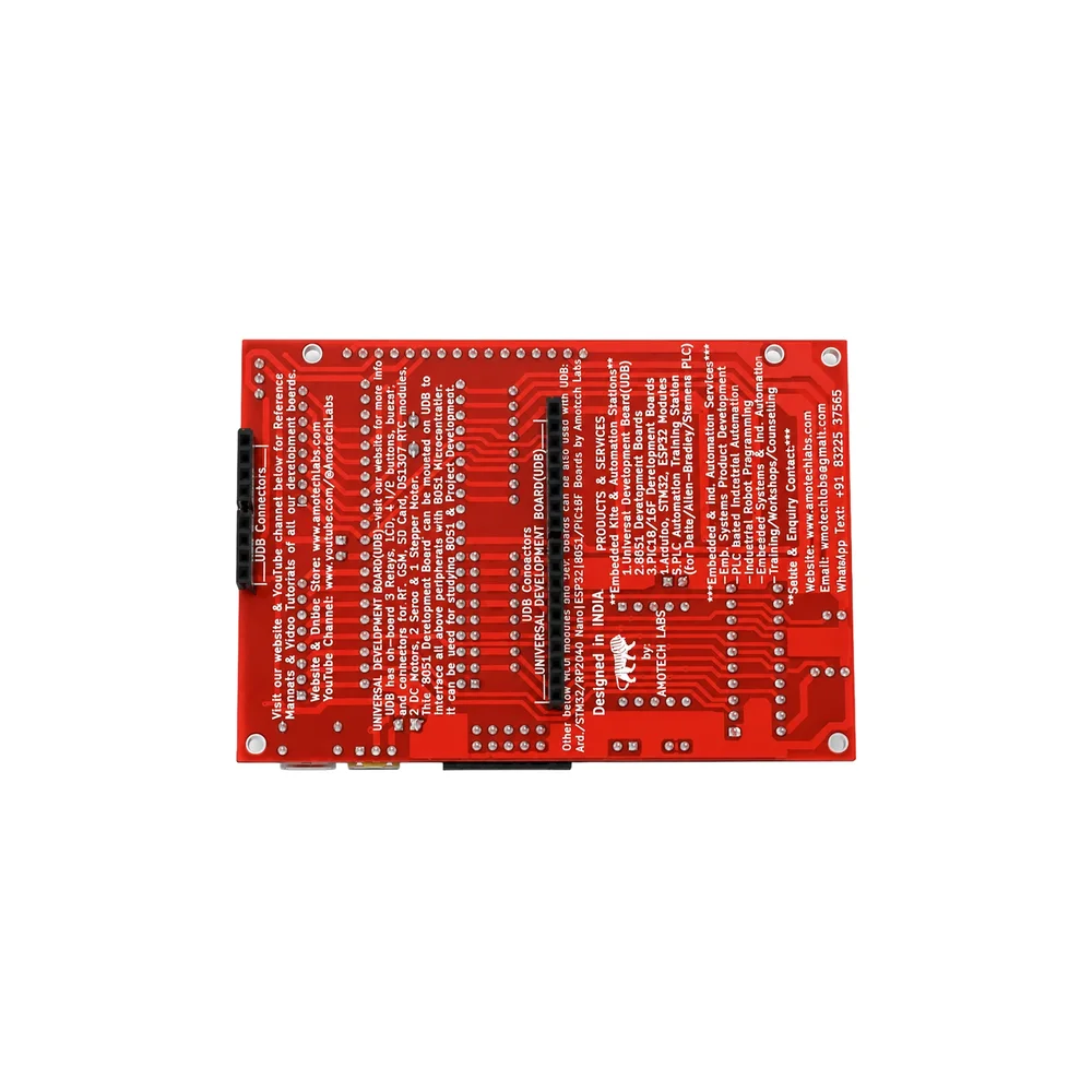Amotech Labs 8051 Development Board w/ AT89S52 & USB-C - Image 3