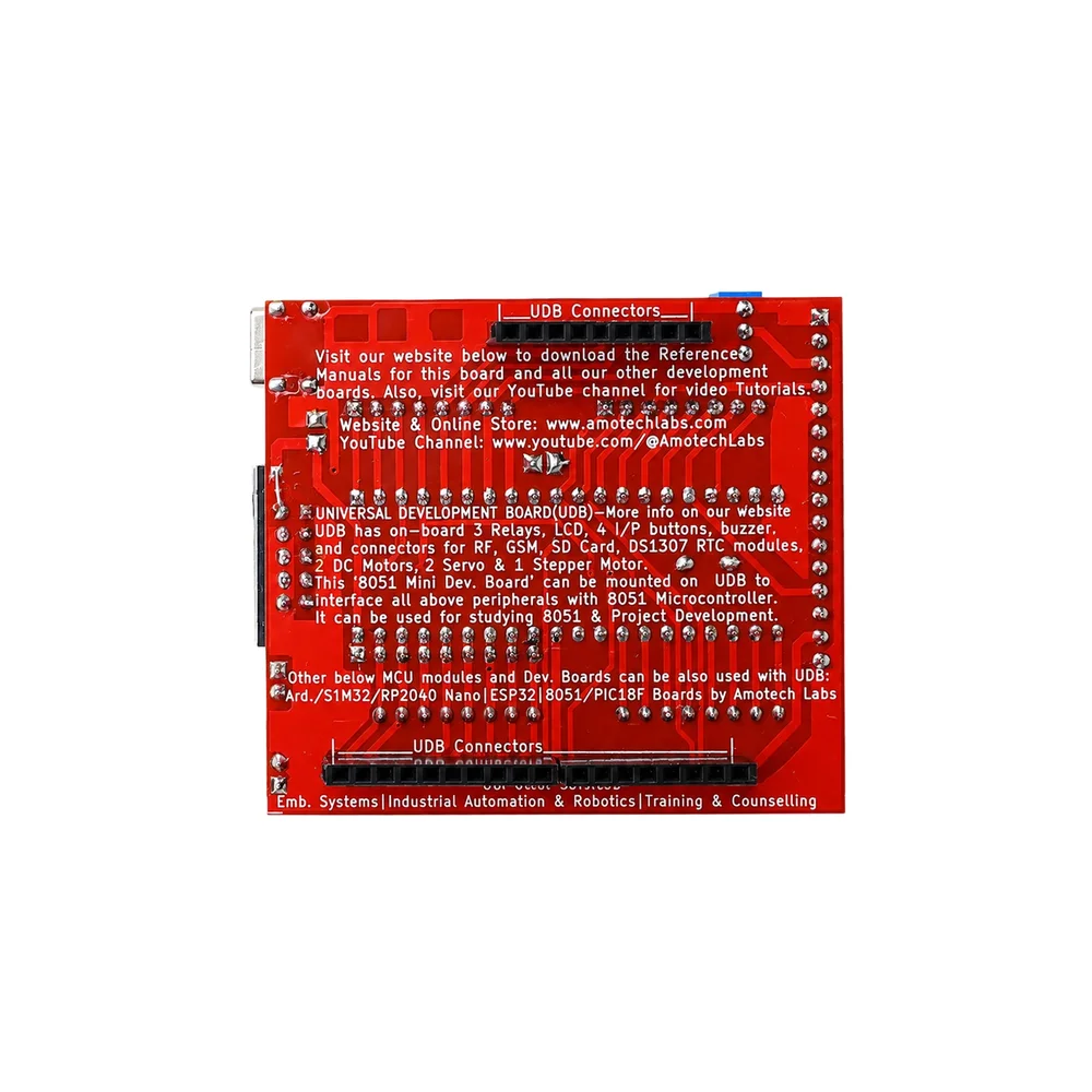 Amotech Labs 8051 Mini Development Board w/ AT89S52 IC, ISP Programmer & LCD - Image 3