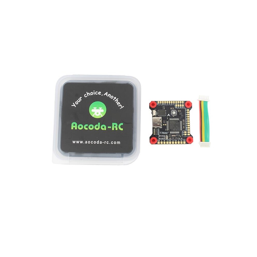 Aocoda-RC F7DUAL F722 BMI270 30.5x30.5mm Flight Controller - Black - Image 4