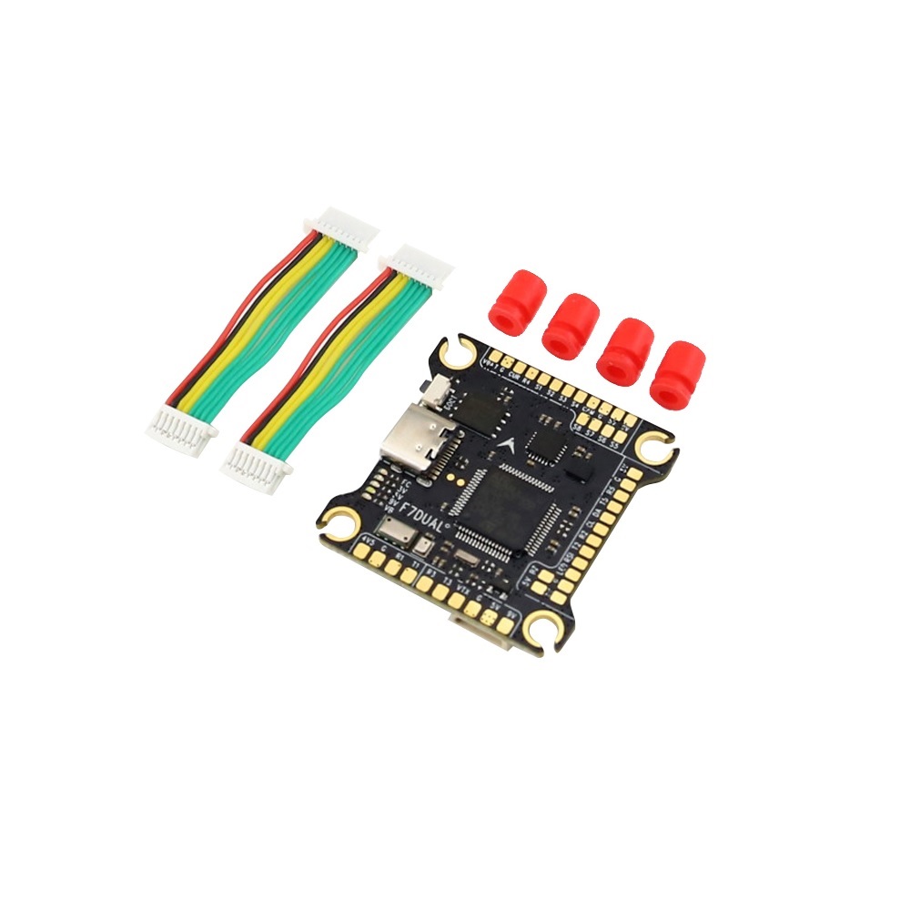 Aocoda-RC F7DUAL F722 BMI270 30.5x30.5mm Flight Controller - Black - Image 5