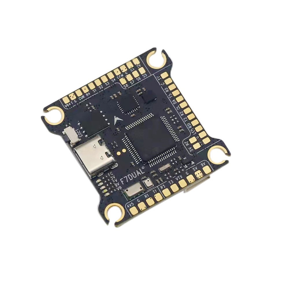 Aocoda-RC F7DUAL F722 BMI270 30.5x30.5mm Flight Controller - Black - Image 6