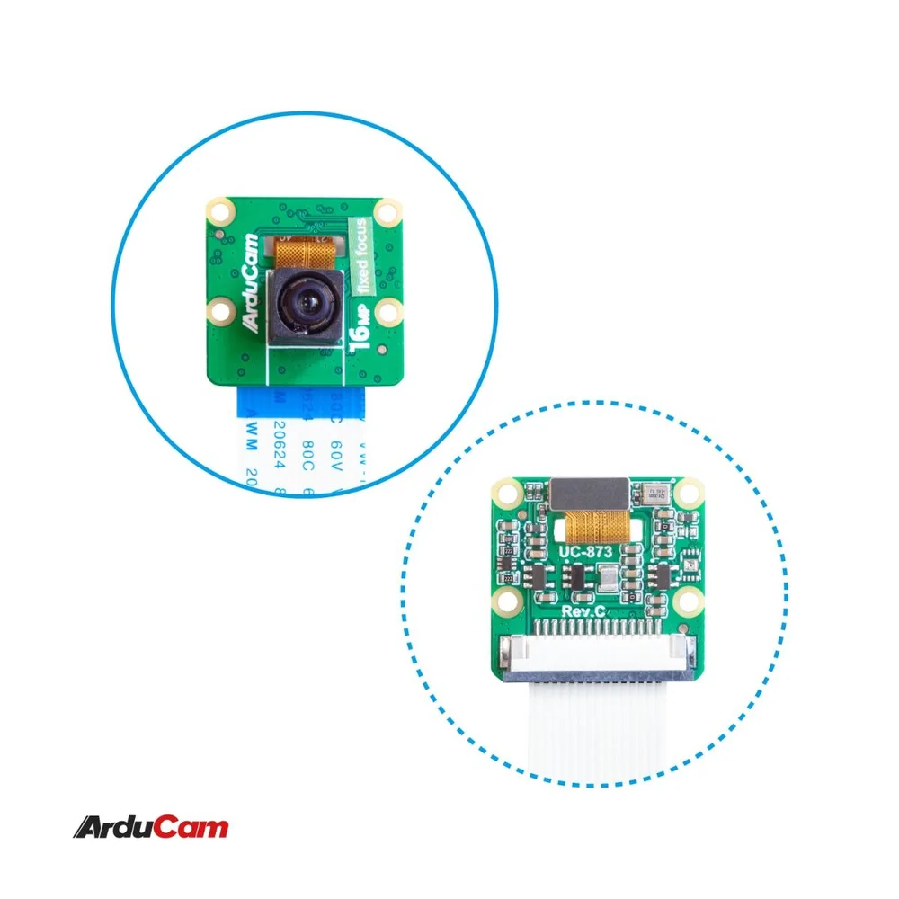 Arducam 16MP IMX519 NOIR Camera Module for Raspberry Pi - Image 2