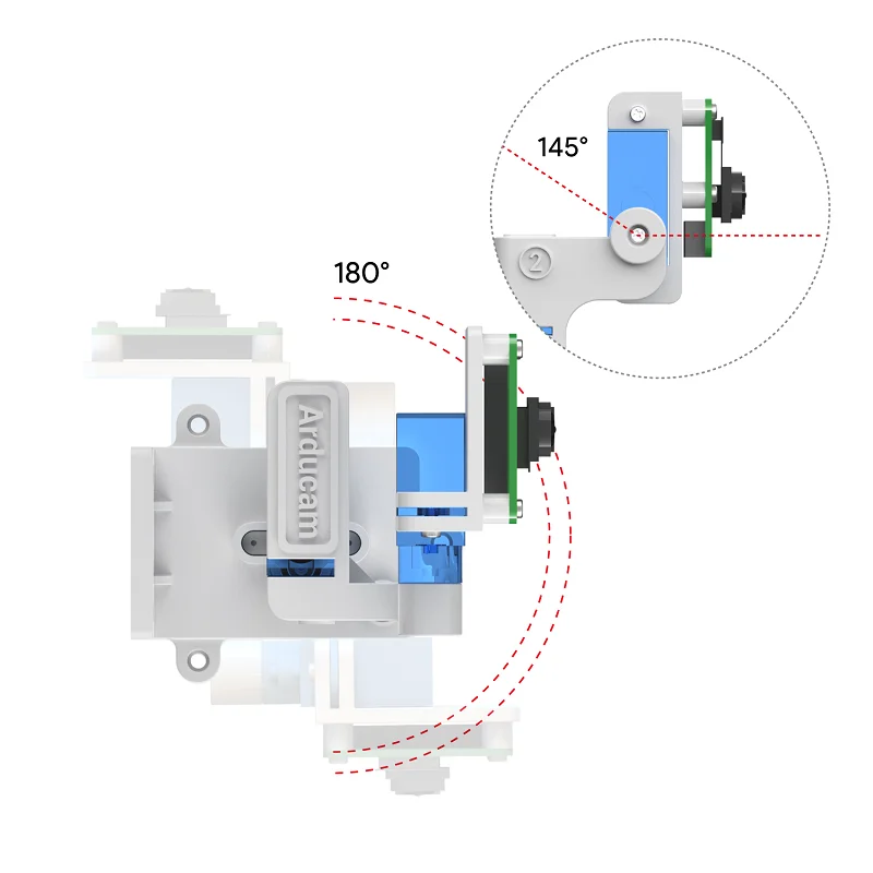 Arducam 5MP OV5647 Pan Tilt Camera for Raspberry Pi - Image 2