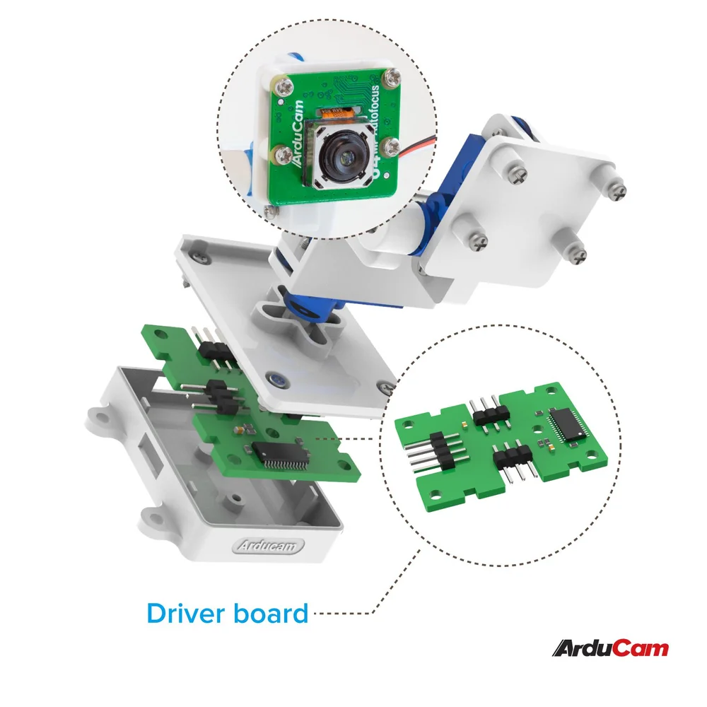 Arducam 64MP Autofocus Camera & Pan-Tilt Kit for Raspberry Pi - Image 3