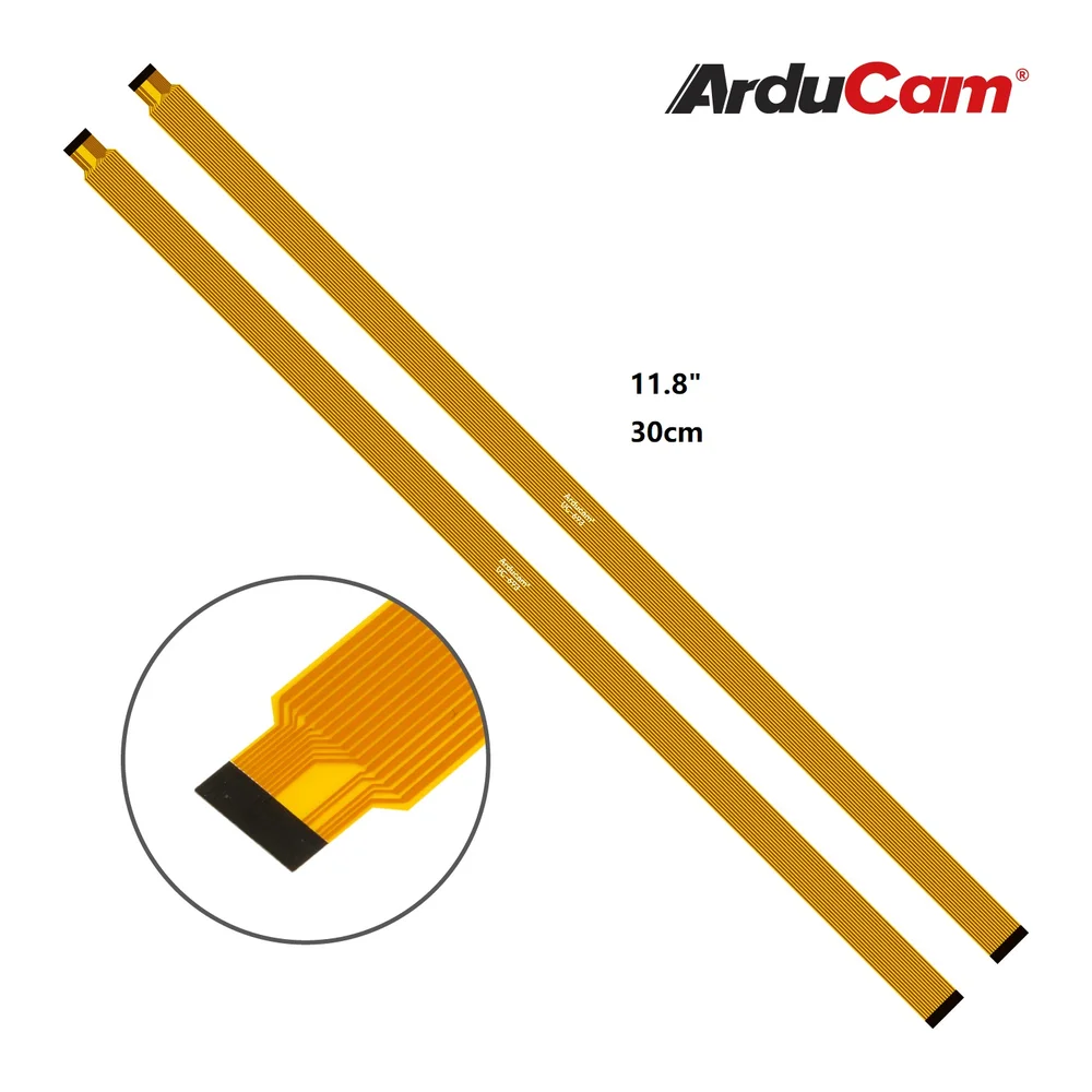 Arducam B0244 300mm Ribbon Flex Extension Cable for Raspberry Pi Zero (Pack of 2) - Image 3