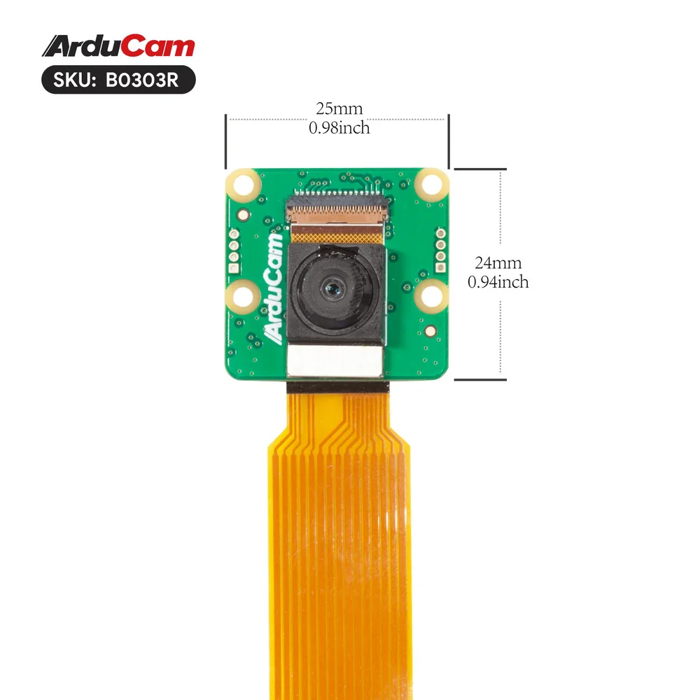 Arducam B0303R 12.3MP 477M Mini Wide Angle Camera Module for Raspberry Pi - Image 2