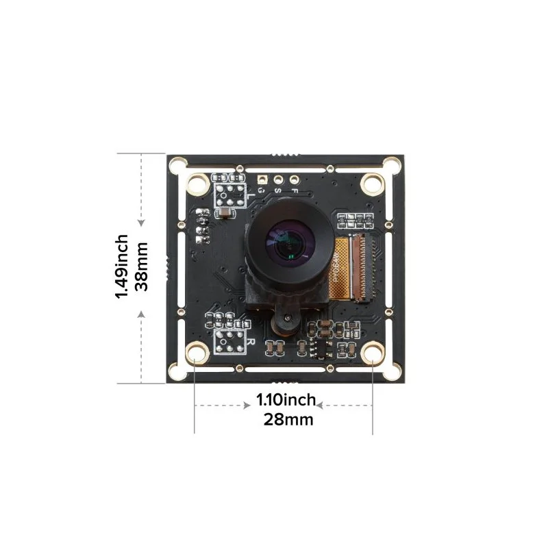 Arducam B0322 OV2311 2MP Global Shutter Monochrome USB Camera w/ M12 Lens - Image 3