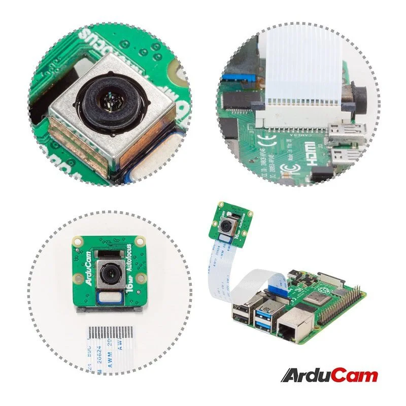 Arducam B0371 IMX519 Autofocus Camera Module for Raspberry Pi & Jetson Nano - Image 2