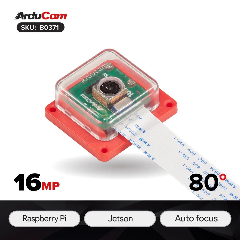 Arducam B0371 IMX519 Autofocus Camera Module for Raspberry Pi & Jetson Nano - Image 3