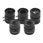 Arducam LK004 CS-Mount Lens Kit for Raspberry Pi HQ Camera, 6-25mm Focal Lengths, Pack of 5