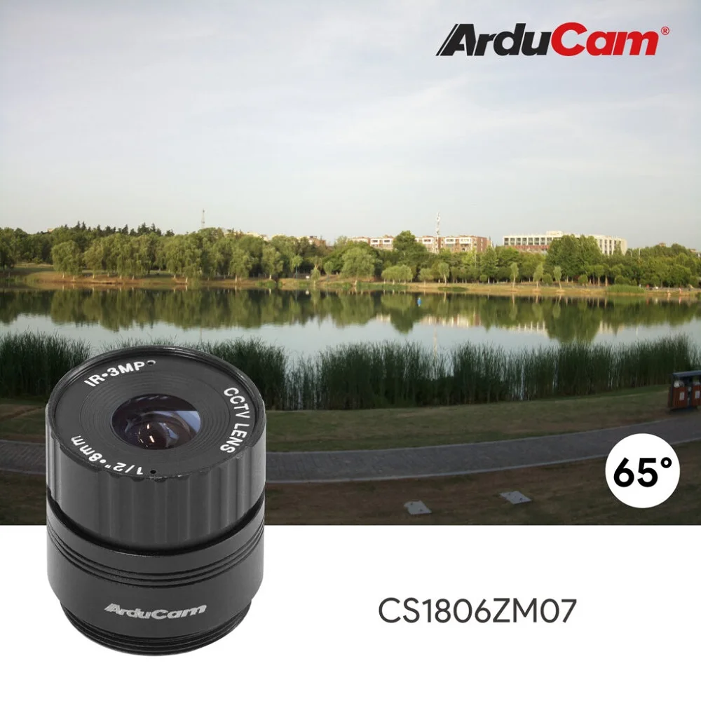Arducam LK004 CS-Mount Lens Kit for Raspberry Pi HQ Camera, 6-25mm Focal Lengths, Pack of 5 - Image 4